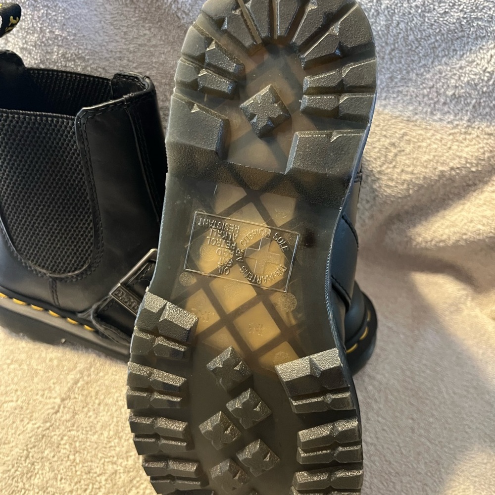 Dr. Martens Black Leather Boots - Picture 3 of 6